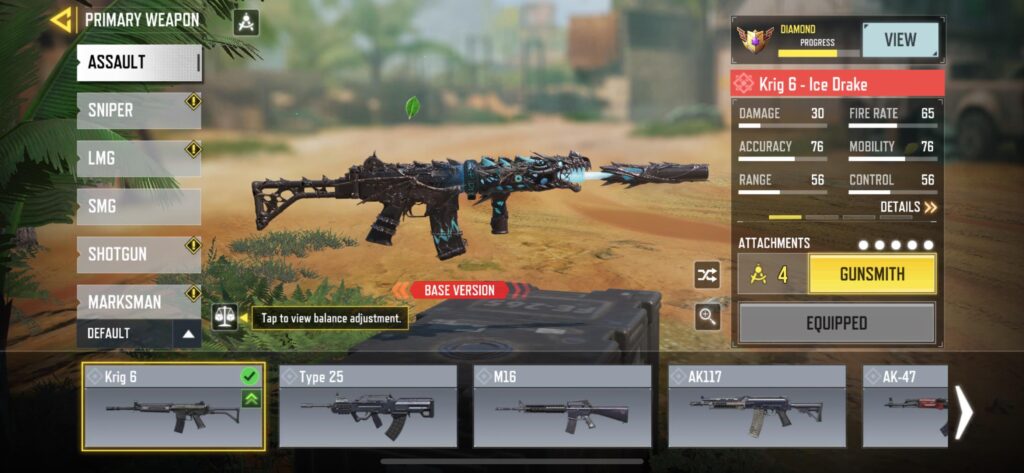 What is the best loadout for mythic krig 6?