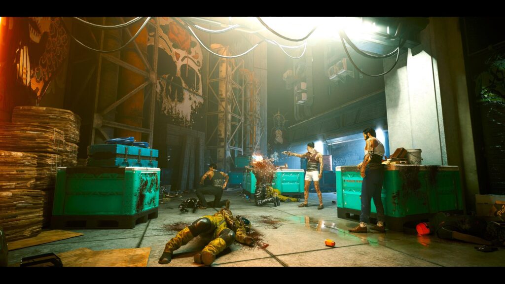 You're headed home after a long day of slaving away for the Corpos. On your way home you see this scene. What do you do?