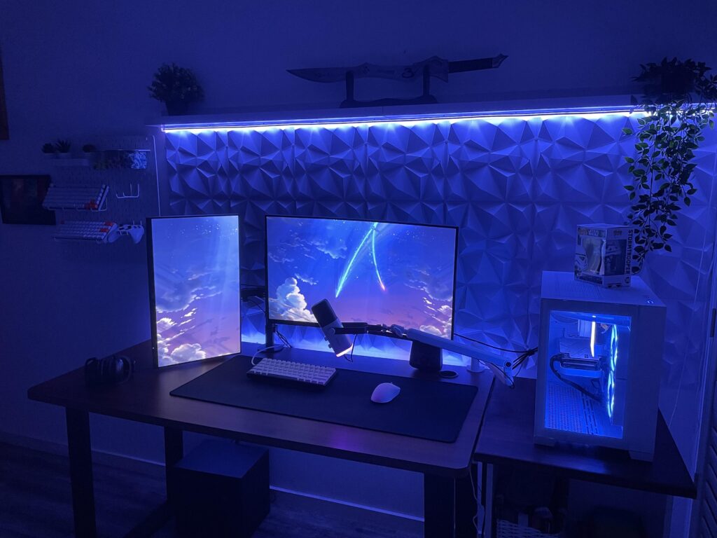 updated setup (any ideas on how to mount the speakers?)