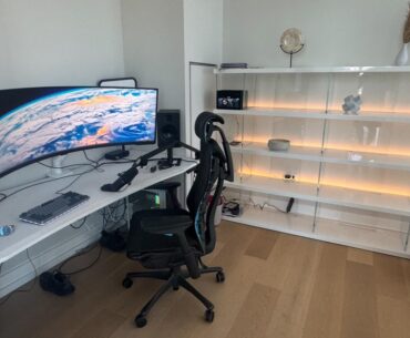 Just got the LEDs installed, feel like the battlestation is finally coming together