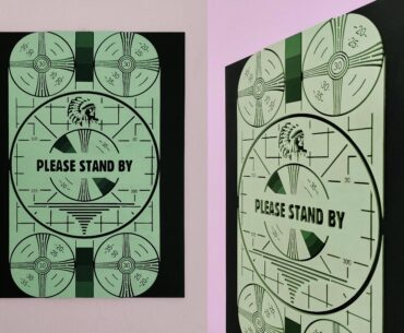 I made Fallout, Please Stand By screen as wood wall art. I hope you like it.