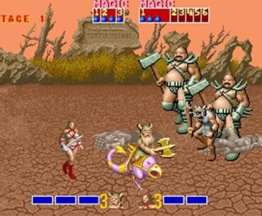 Just a reminder about this great game. Golden Axe