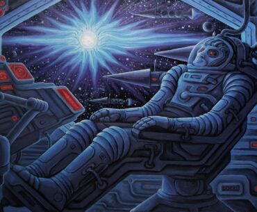 Deep space explorer. Oil painting by me