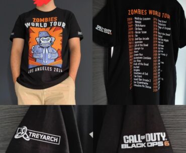 Recreated the Zombies world tour t-shirt