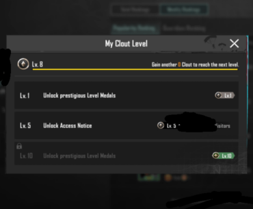 Why does it say gain another 0 clout to reach the next level? I have already reached level 10 once, then it went down to 8 and it just stays like that for weeks no matter what I do.
