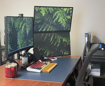 Current Office Station. Might take the leap to a 32"? Current 27 and 24's. What else?