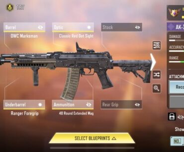 Need loadout for battle royale Ak117 and M4