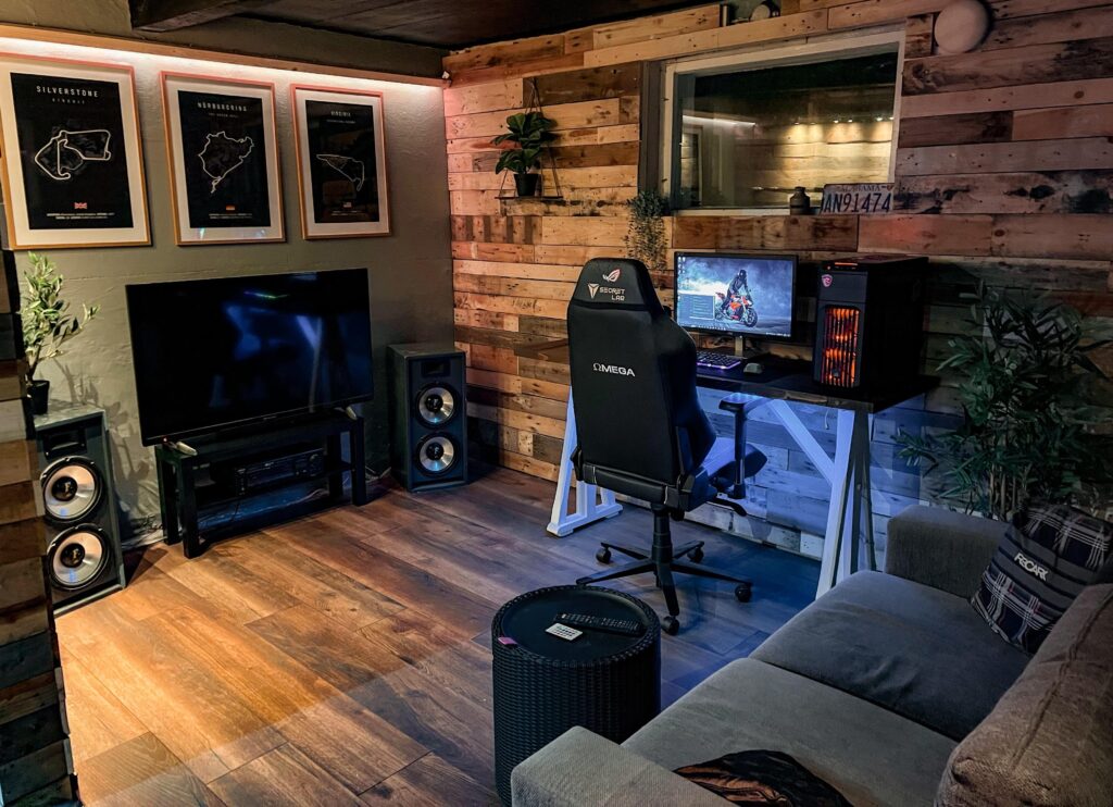 my garage/basement setup