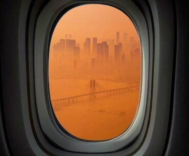 Mumbai as seen from a flight