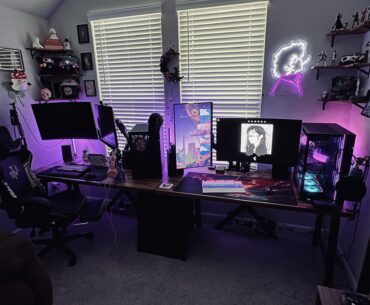 A battlestation is never done, but our hers and his battlestation is done enough for now