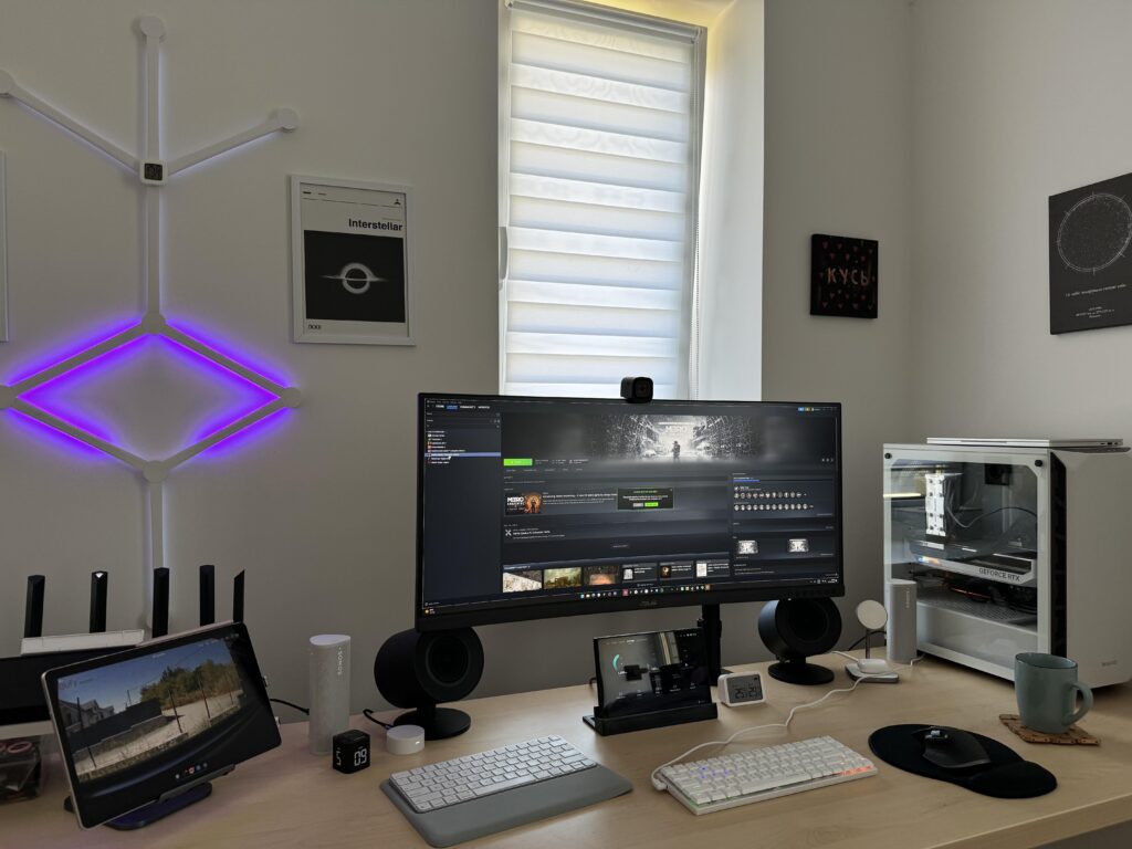 My work and balttle station