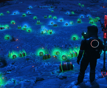 No Man's Sky. Each one of these canisters belonged to a 'sentinel', a robotic 'police' being that comes to kill you if you misbehave or threaten the integrity of the game's reality.