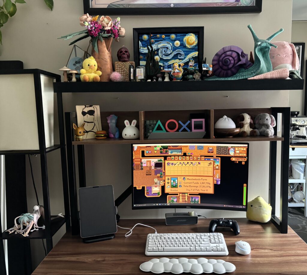 Tiny apartment setup