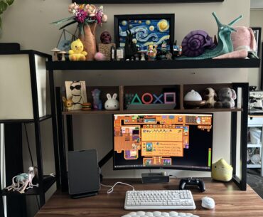 Tiny apartment setup