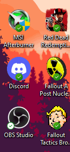 Anyone Know why my games have got this green tick all of A sudden?