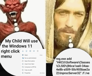 In response to a post about the Win11 menu