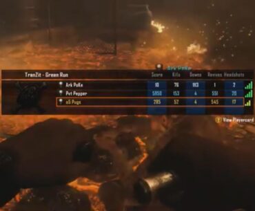 World record most downs ever in a zombies game?