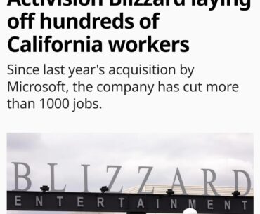 Another 400 people axed. Warzone will just keep getting worse.
