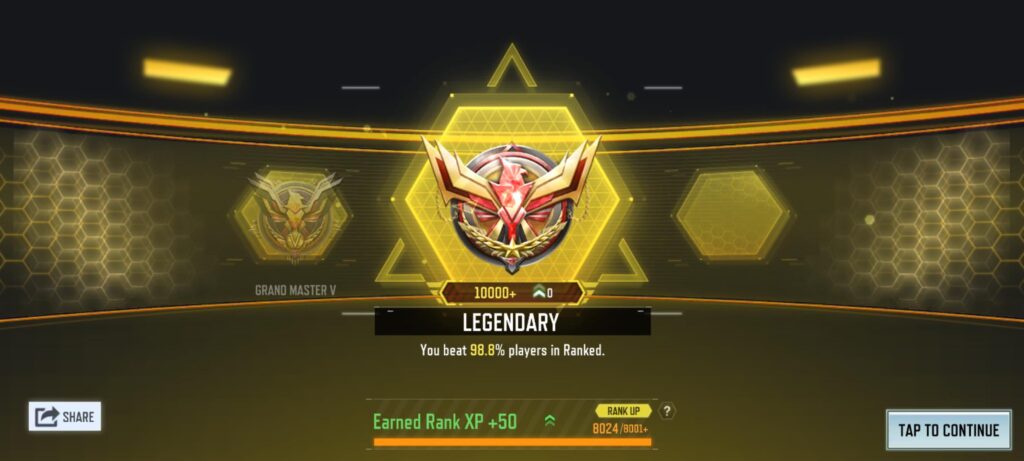 I'm finally done with MP ranked. I can now stop complaining about the BP50. Up next is BR and complaining about the AK117.