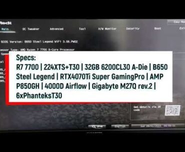 Wanted to share the BIOS settings for AM5 and DDR5 memory as there are a lot of requests coming in.