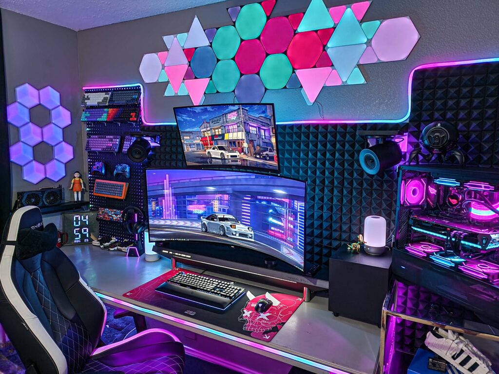 RGB with the lights on