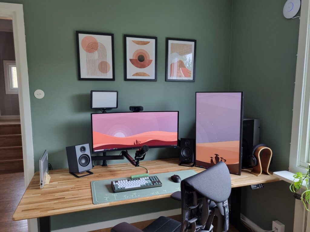 WFH and gaming setup WFH and gaming setup
