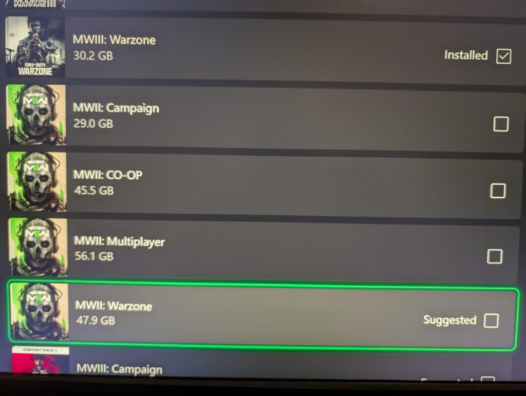 Why is MW2 warzone suggested the game works fine with just mw3 warzone?