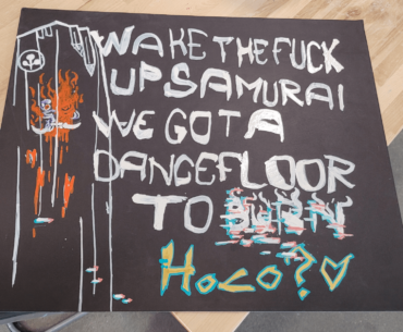 A homecoming poster I made for my boyfriend
