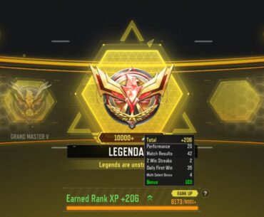 How much rank XP is the highest y'all got in a single match?