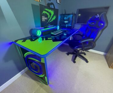 Nvidia dont make desks, so we built our own !