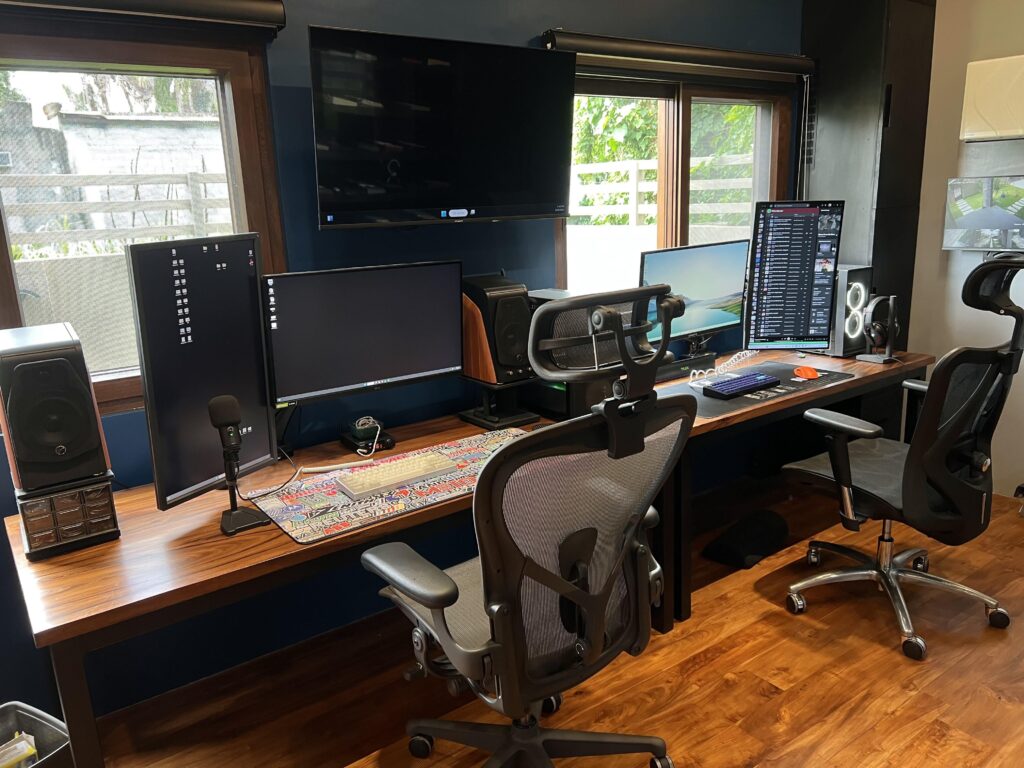 New house, his and hers