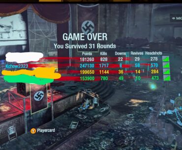 We reached round 31 on Kino, we're very proud of ourselves.