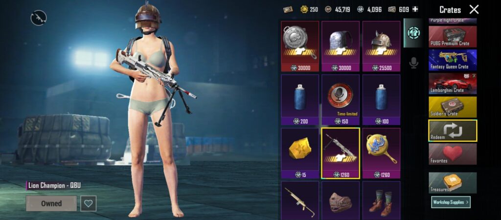Done With All Silver Redeemable Items In Pubg KR Just Left With 85500 Silver Worth Left To Redeem!