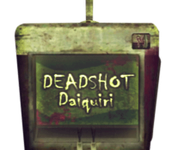 I'm seeing conflicting information about a couple things Deadshot Daiquiri does...