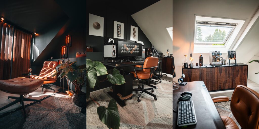 Workspace in the attic