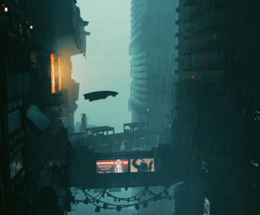 Bladerunner style shots