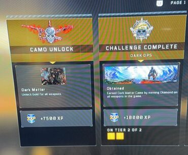 6 years later I’ve finally taken the time to unlock dark matter and it was worth it