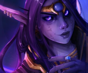 I drew Xal'atath from Warcraft. I hope you'll like it here.