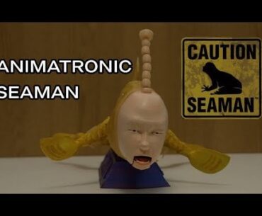 Found on retrogaming: some dude literally built the entire game of seaman IRL!