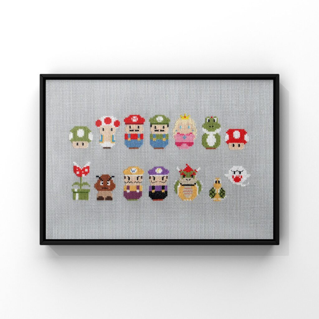 My Super Mario characters.