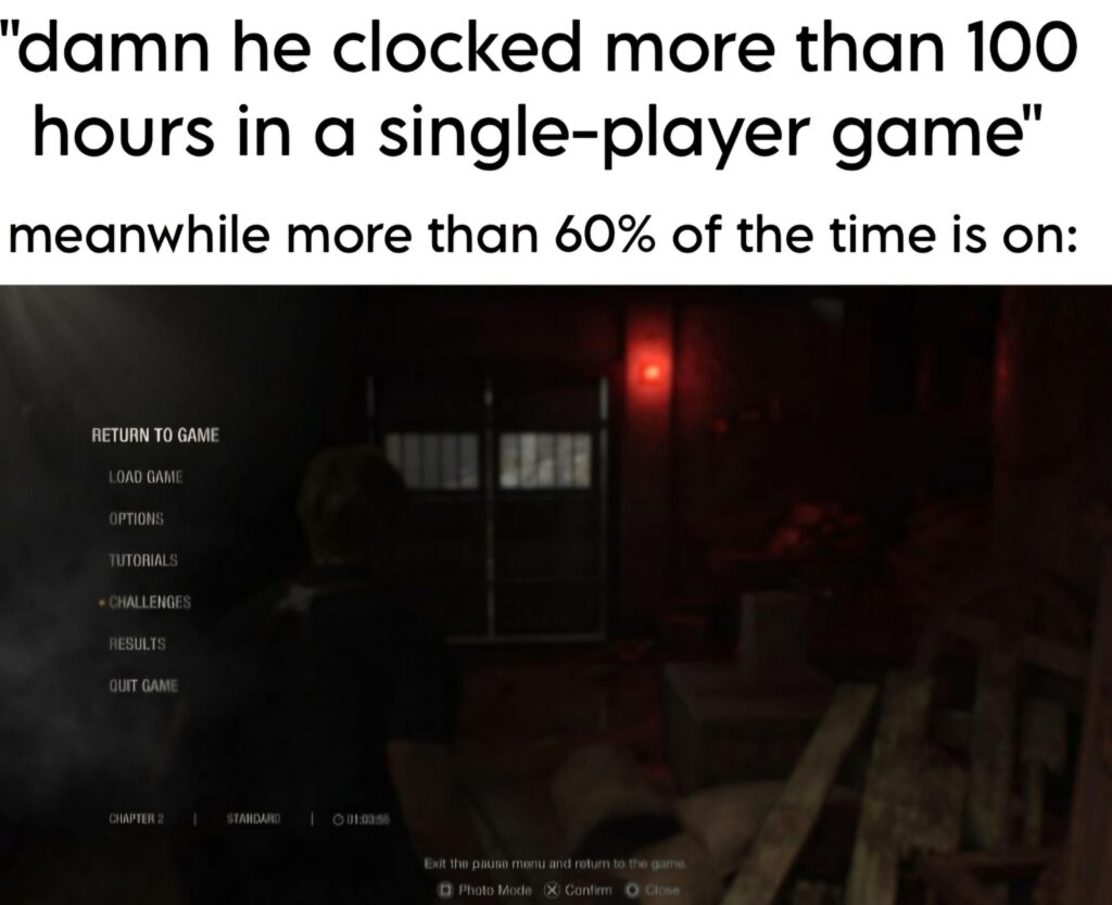 Steam .. there's no need to count the time "playing" when the pc is on "sleep"