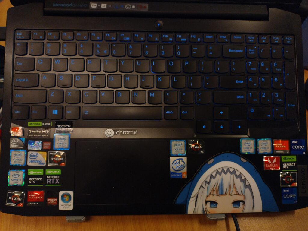 There was a post asking what to do with laptop stickers, this is what you should do.