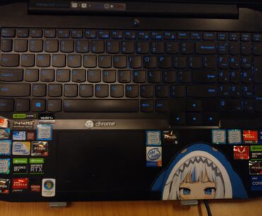 There was a post asking what to do with laptop stickers, this is what you should do.