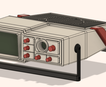 I'm designing on a music player/radio based off an older portable samsung tv. Any of you have feedback on the design?