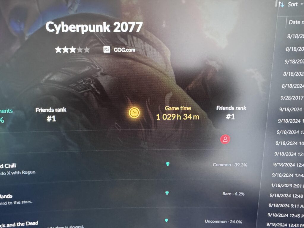 On my 3rd run on PC and just surpassed 1k hours