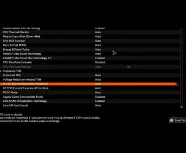 Undervolting with CEP on - Ring Voltage keeping vcore up?