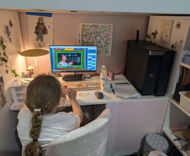 My 8 year old needed a computer for school. The only spare I had is a Precision 7920 with dual Xeons and 128GB of memory.