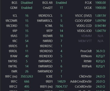 What can I improve? Running 4x8gb (Viper 4400mhz Steel Series.) TIA!