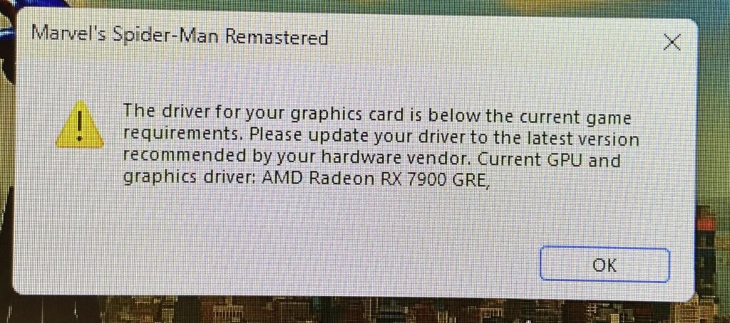 Gpu driver problem. Amd.