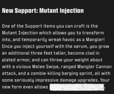 Just now realizing but do we think the white out spot is Easter egg related?(Terminus)
